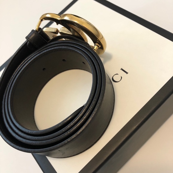 Gucci GG Belt 90/36 Dark Brown Authentic - Picture 2 of 8